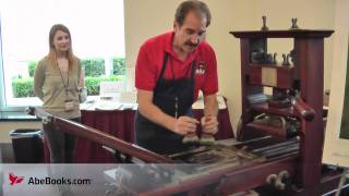 How to Use a Colonial Era Printing Press [upl. by Sillyrama817]