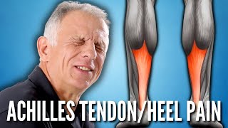 Stretches for Heel Pain  Stretching Demonstration [upl. by Llenod]