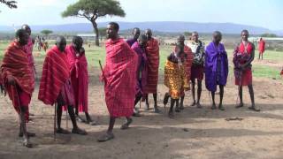 Maasai Village Tour in Kenya [upl. by Eiralav]