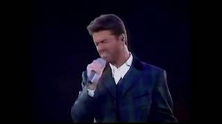 George Michael One More Try Live at Concert of Hope 1993 introduced by David Bowie 1080p klara [upl. by Bron915]