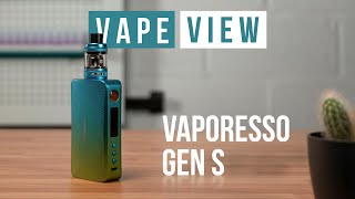 Vaporesso Gen S Vape Kit Unboxing Review [upl. by Morey]