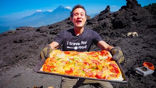 I Ate the World’s Only Volcano Pizza 🍕 [upl. by Arrad42]