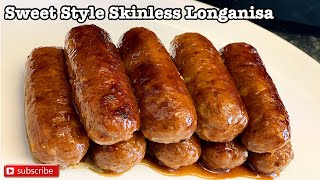 Quick and Easy Skinless Longanisa Recipe  Pang Negosyo  Lutong Bulakenyo  How To Make Longanisa [upl. by Foscalina]