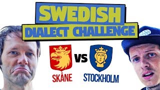 Swedish Dialect Challenge with TheSwedishLad [upl. by Alolomo]