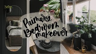 Moody Black Master Bedroom Makeover [upl. by Eiramanad]