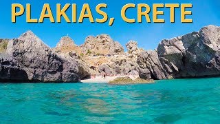 The BEST of PLAKIAS CRETE  Beautiful Crete Beaches [upl. by Durarte]