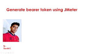 How to generatecreate API bearer token using JMeter [upl. by Ellerehc]