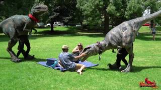 Real Dinosaurs scare prank [upl. by Okeim895]