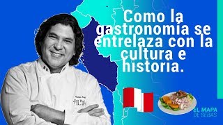 🇵🇪🍽HISTORIA de la GASTRONOMÍA PERUANA en 8 minutos🇵🇪🍽  El Mapa de Sebas [upl. by Fisoi586]