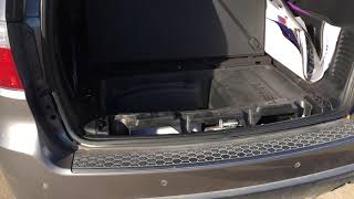 2010  2014 Dodge Durango Battery Location [upl. by Nesnah]