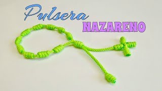 PULSERA de NUDOS FRANCISCANOSNAZARENODECENARIO paso a paso [upl. by Ettenom]