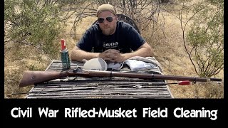 US Civil War RifleMusket Field Cleaning [upl. by Jacinthe]