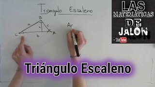 El Triangulo Escaleno  ÁREA  PERÍMETRO  FORMULAS [upl. by Ibrab]