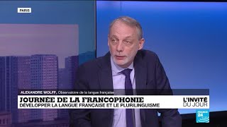 Francophonie  quotLAfrique est lavenir de la langue françaisequot [upl. by Gareth]