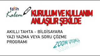 Bilgisayara Akıllı Tahtaya Yazı Yazma Programı  Zoom Uyumlu  Fatih Kalem [upl. by Taimi548]