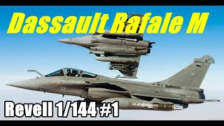 【1144戦闘機プラモデル】レベル 1144 ダッソー・ラファールMの製作とラファールの解説 1 Revell 1144 Dassault Rafale 【実機解説】 [upl. by Kaiulani]