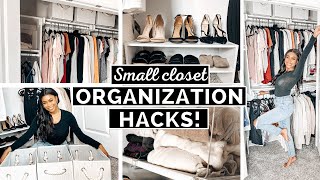 10 Small Closet Organization Hacks That Will TRANSFORM Your Space [upl. by Prince80]