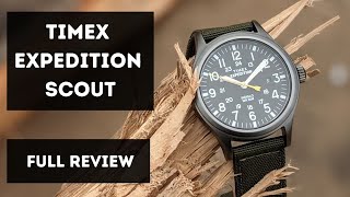 Affordable field watch Timex Expedition Scout T49961 Full Review [upl. by Eirrab]