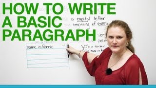 How to write a basic paragraph [upl. by Nichol530]