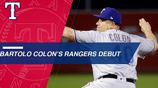 Bartolo makes a historic debut for the Rangers [upl. by Seif345]