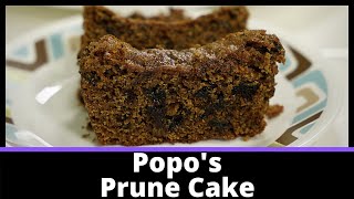 Prune Cake  Old Time Favorite  MOIST and DELICIOUS Recipe [upl. by Ynot]