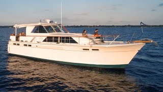 Welcome Aboard this Chris Craft Commander 47 [upl. by Luehrmann882]