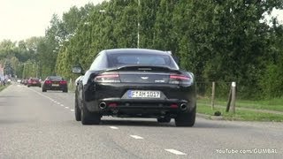 Aston Martin Rapide S  Start up amp Acceleration Sounds [upl. by Annawit]