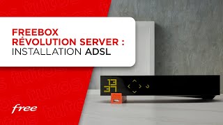 Freebox Revolution  installation du boîtier Server en ADSL [upl. by Halihs353]