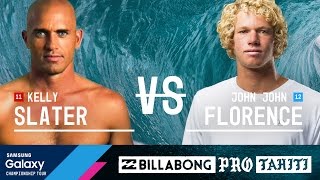 Kelly Slater vs John John Florence  Billabong Pro Tahiti 2016 Final [upl. by Crosley]