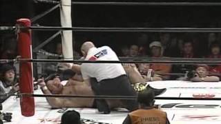 20081124  Tiger Mask vs Tatsumi Fujinami IGF [upl. by Akinnej]