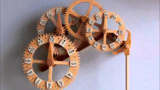 Genesis Wooden Geared Clock [upl. by Desmund741]