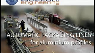 Aluminum profiles packaging machines [upl. by Ainessey]