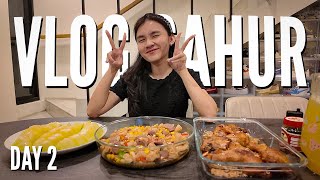 SAHUR DAY 2 WIM LIMSTEM WIM DOMT JUDGM  VLOG SAHUR RAMADHAN DAY 2 [upl. by Lerraf]