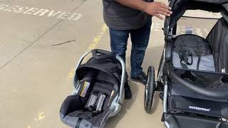 Baby Trend Jogging System stroller and car seat a quick guide on how to use it [upl. by Trinia]