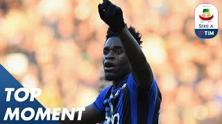 Wonderful Zapata Strike  Udinese 13 Atalanta  Top Moment  Serie A [upl. by Ahsilram]