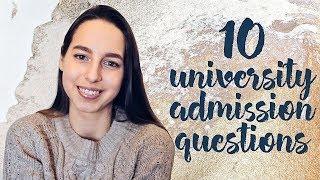 How to pass university admission interview  10 questions [upl. by Ahseinaj]