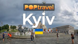 Walking in KYIV KIEV  Ukraine 🇺🇦 Maidan Khreschatyk Monastery and Park  4K 60fps UHD [upl. by Oremar]