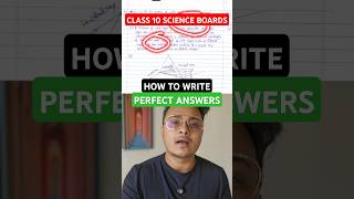 How to write Perfect Answers for CBSE Class 10 Science Boards abhisheksir cbseclass10 [upl. by Anen]