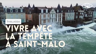 Vivre avec la tempete à SaintMalo  Thalassa [upl. by Cathe]