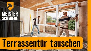 Terrassentür tauschen  HORNBACH Meisterschmiede [upl. by Kimura]