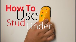 How To Use A Stud Finder Simple Easy [upl. by Aerdna]