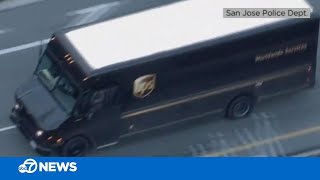 UPS driver carjacking leads to wild police chase  new video [upl. by Intihw]