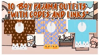 10 Pajama Roblox Boy Outfits with codes and links [upl. by Tama]