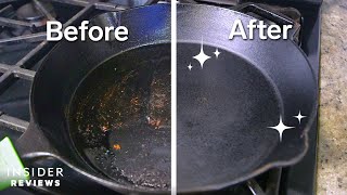 How To Clean A Cast Iron Skillet [upl. by Ivanna]