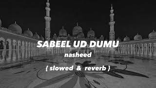 Sabeel Ud Dumu  Slowed  Reverb  Nasheed [upl. by Mannie249]