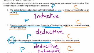 Inductive amp Deductive Reasoning Conjectures Counterexamples [upl. by Jacoby]