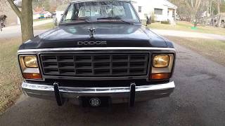 1984 Dodge D150 Royal SE WalkAround [upl. by Anisirhc]