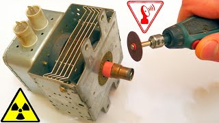 Whats inside a microwave oven magnetron [upl. by Kilby]