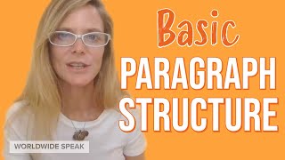 Basic Paragraph Structure  English Writing Skills  2020 [upl. by Fulvia]