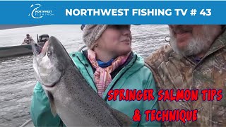 Springer Salmon Tips amp Techniques on the Wind River  Northwest Fishing TV 43 [upl. by Etteuqal]